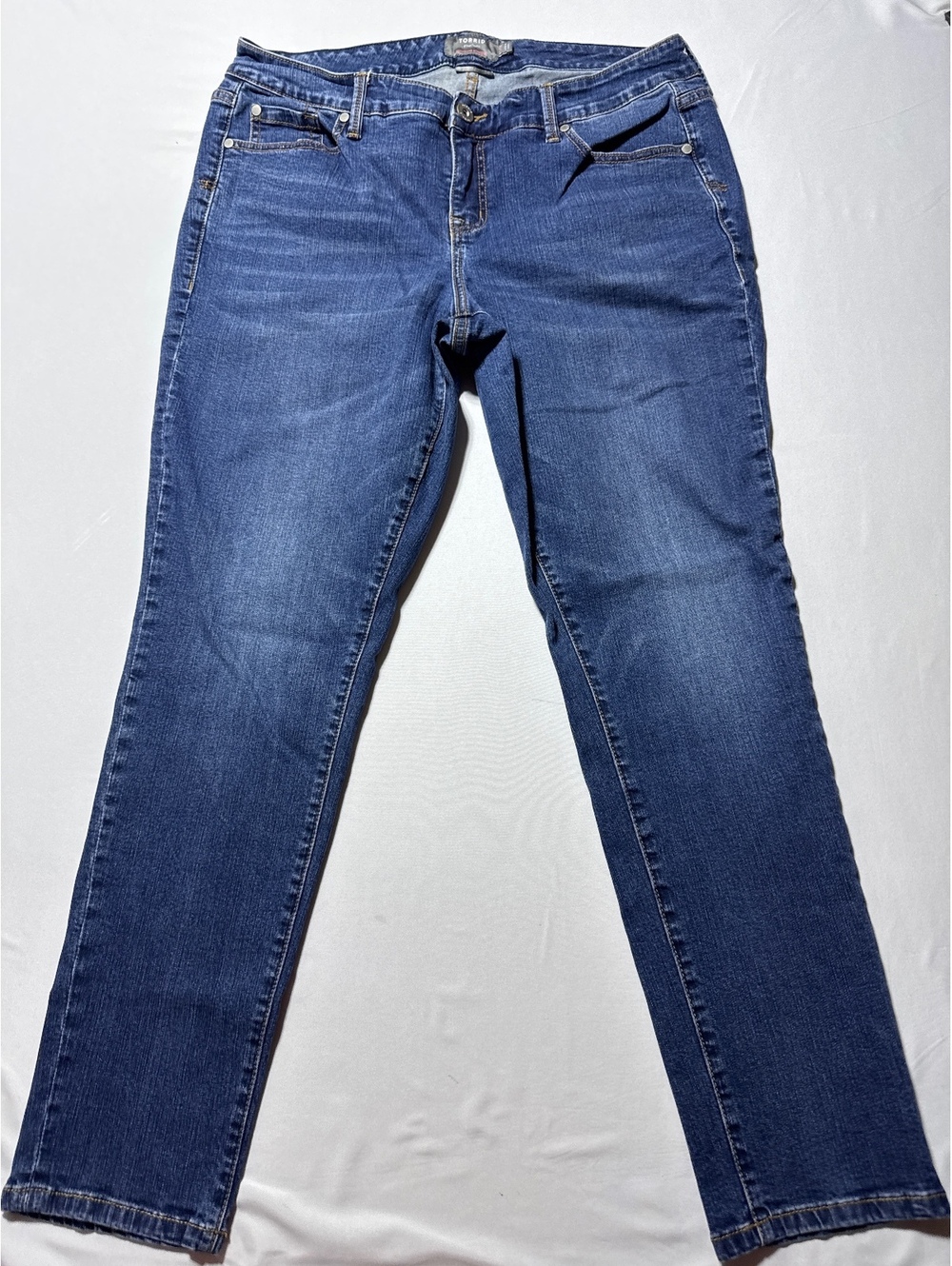 Torrid Vintage Stretch Boyfriend Straight Jeans - Classic 14